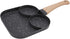 Nonstick Egg Frying Pan, 3 in 1 Breakfast Pan, Divided Grill Pan for Gas, Stovetops, Induction Cooker