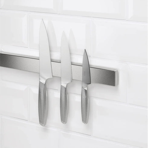 Cheer Collection Magnetic Knife Holder - 16 Inch Stainless Steel Knife Strip - Wall-Mounted Kitchen Utensil & Tool