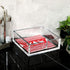 IEEK Acrylic Luncheon Napkin Holder, Decorative Tray for Dining Table and Kitchen, Clear Flat Tissue Dispenser