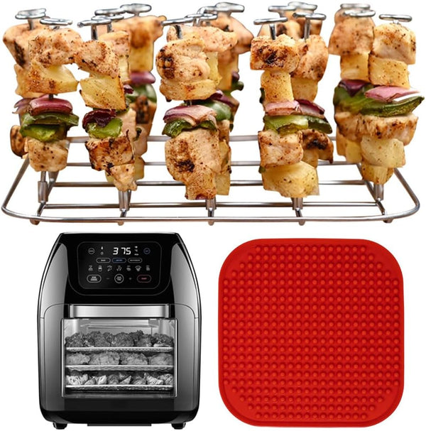 INFRAOVENS Air Fryer Rack for Chefman Multifunctional Digital Air Fryer XL 10 L, Stainless Steel Accessories