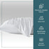 Micropuff Standard Size Pillow Cases, 2 Pack, Soft Hypoallergenic Pillow Cover, 20x30