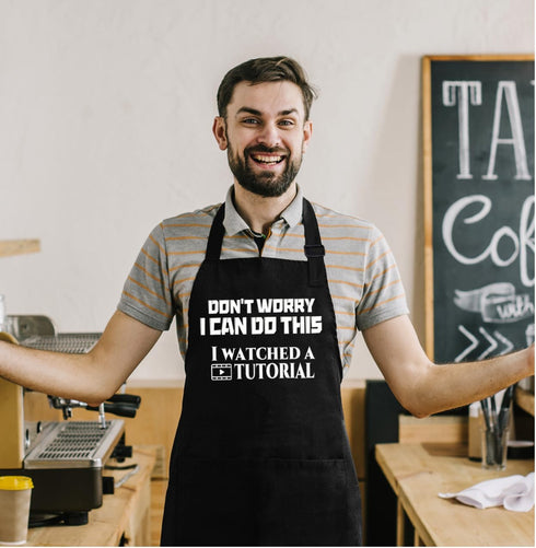 Funny Chef Aprons for Men, Mens Apron, Husband Birthday Gift, Gifts for Dad, Father's Day Gifts, Cooking Aprons