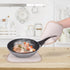 Hovico 2PCS Silicone Pot Holders, Heat Resistant Oven Mitts with Pockets, Non-Slip Hot Pads - Milkshake