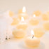 Super Z Outlet 1 3/4" Unscented Natural Color Water Floating Mini Candle Discs for Weddings, Home Decoration, Relaxation, Spa, Smokeless Cotton Wick. (24 Candles) by Super Z Outlet