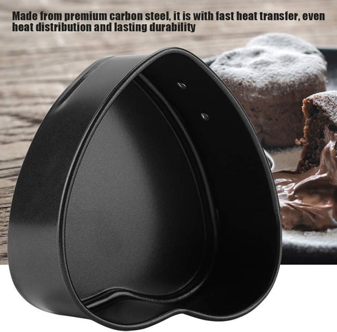 Non Stick Heart Springform Pan, Non-stick Cheesecake Heart Shaped Cake Moulds, Carbon Steel Bakeware