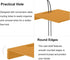 3mm 6.5 inch, 1pcs) Small Floating Shelf Thick, Wall Shelf, Metal Floating Shelves for Echo, Cameras, Small Speaker