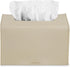 Haecsfl Towel(1-Beige) Leather Cover for Disposable Paper Hand Towel Box, Compatible with Kleenex Paper Hand