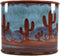 Ebros Rustic Southwestern Desert Cactus Figurine, Arizona Wilderness Bathroom Accent, Decorative Toothbrush Holder