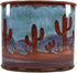 Ebros Rustic Southwestern Desert Cactus Figurine, Arizona Wilderness Bathroom Accent, Decorative Toothbrush Holder