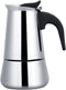 Stainless Steel Moka Pot Espresso Coffee Maker, Portable Electric Heating Espresso Maker for Home Office Use