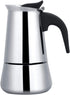 Stainless Steel Moka Pot Espresso Coffee Maker, Portable Electric Heating Espresso Maker for Home Office Use