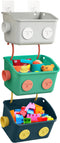 Bath Toy Storage Organizer Basket, 3 Pack Cute Robot Bathtub Shower Toy