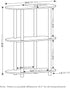 5-Tier Furinno Besi Industrial Multipurpose Shelf Display Rack with Metal Frame, Narrow, Walnut Cove