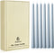 pickood New Burning Formula Unscented Dripless 10-Inch Taper Candles Set of 12 -