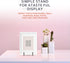 LIONWEI LIONWELI Decorative Plate Stand Holder, Picture Frame Stand Easel Display Stand for Cookbook