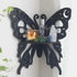 TANG SONG Butterfly Moon Star Bohemian Style Wooden Corner Shelf Decorative Shelf Floating Wall Mounted Crystal Shelf