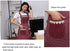 Cute Apron for Women with Pockets - Comfortable Kitchen Apron for Cafe Shop, Baking, Cooking