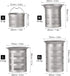 Lixada Titanium Mesh Tea Infuser Basket for Teapot, Kettle, or Cup