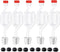 Zazolyne 5ct. S-Shape Airlock with #6 Stopper and Grommets, Bubble Fermentation Airlock for Brewing Wine Making