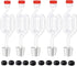 Zazolyne 5ct. S-Shape Airlock with #6 Stopper and Grommets, Bubble Fermentation Airlock for Brewing Wine Making