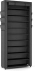 Closet 10 36-41 VTRIN Vertical Narrow Shoe Rack Organizer Tall Shoe Rack for Entryway Tier Non-Woven Cover Shoe Shelf