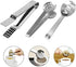 4 Pcs Stainless Steel Tea Bag Tongs, Teabag Squeezer Strainer Holder, Mini Sugar Clip Kitchen Bar Tools