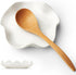 Mfacoy Spoon Rest for Stove Top, 5.3 Inch Ceramic Holder for Kitchen Counter, Heat-Resistant