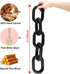5-Link HMASYO Black Wood Chain Link Decor, Wooden Decorative Chain Home Decor Accents, Coffee Table Decor, Shelf Decor