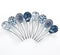 Soup Spoons Set of 8, Long Handle Ceramic Ramen Spoons for Dumpling, Pho, Noodles, Dishwasher Safe