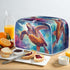 Toaster Cover 4 Slice Galaxy Sea Turtle, Dustproof Bakeware Protector for Small Kitchen Appliances with Hang Loop