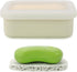 Travel Soap Case, Leak Proof Silicone Soap Container with Drainage Layer, Shatterproof Holder for Travel, Camping, Gym