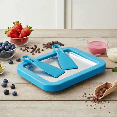 Frozen (Summer Ice Cream Roll Maker Rolled Ice Cream Machine, Sweet Spot Pan, Instant Cold Plate, Ideal for Making