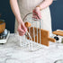 SUNFCON Cutting Board Rack, Chopping Board Organizer, Pot Pan Lids Holder, Sturdy Metal Kitchen Stand