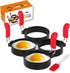 3 inch Stainless Steel Egg Rings for Egg Mcmuffins, 4 Pack, Egg