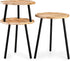 3 Pack Frcctre Indoor Plant Stand, Wooden Mid Century Plant Stand Tall Plant Table Plant Holder Plant Riser for Flower