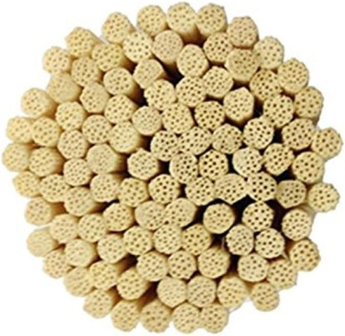 HOSSIAN 100PCS Reed Diffuser Sticks, Natural Rattan Sticks for Aroma Fragrance Reeds, Essential Oil Diffuser Refills