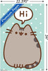 Trends International Pusheen - Hi Wall Poster, 22.375" x 34", Premium Poster & Clip Bundle