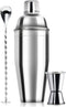 24oz Cocktail Shaker Bar Set - Professional Margarita Mixer Drink Shaker with Measuring Jigger & Mixing Spoon Set,