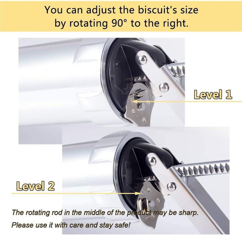 YOOUSOO Cookie Press Maker Kit, Stainless Steel Spritz Cookie Maker with 20 Discs and 4 Piping Tips