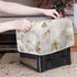 White Peony Flower Toaster Dust Cover, Polyester Fabric, 2/4 Slice, Dust and Fingerprint Protection, Machine Washable