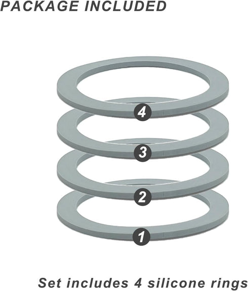 Blender Sealing Ring Gaskets O-Ring Gasket Seal Compatible with Oster and Osterizer Blender Models (4 Pack)
