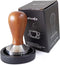 58mm Coffee Tamper - Stainless Steel Espresso Hand Tamper with Wooden Handle and Mat