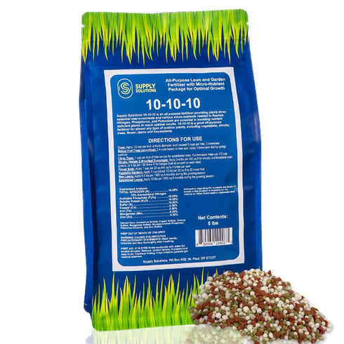 Supply Solutions 10-10-10 Complete Lawn & Garden Granular Fertilizer with Micronutrients Balanced