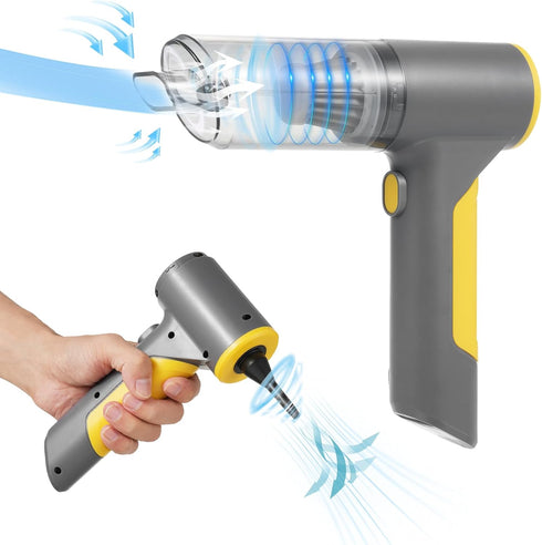 Handheld Car Vacuum Cleaner, 4 in 1 Wireless with 13000Pa Brushless Motor and Type-C