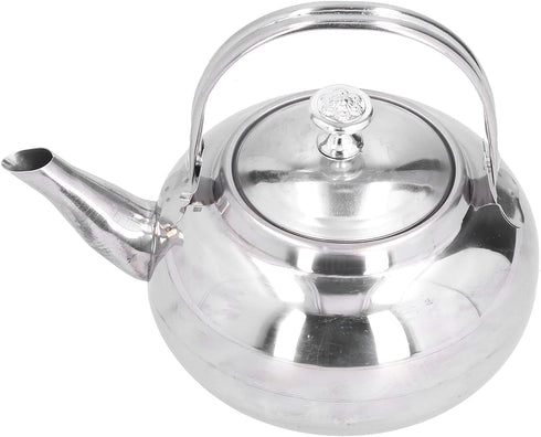 Stainless Steel Teapot, 5.5inch Coffee Pot with Tea Strainer for Home Restaurant