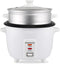 OVENTE Electric Rice Cooker, 10 cups Cooked (5 cups Uncooked), White, with Food Steamer Basket & Automatic Keep Warm