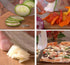 Chef Randall The Rock Chop and Rolling Knife with Extra Blade, Green, Gliding Bearing Control