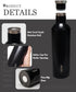 Hiciin 12oz 25oz&Gift Set packaged Stainless Steel Wine Tumblers with Lid TWO & Insulated Wine bottle ONE with well