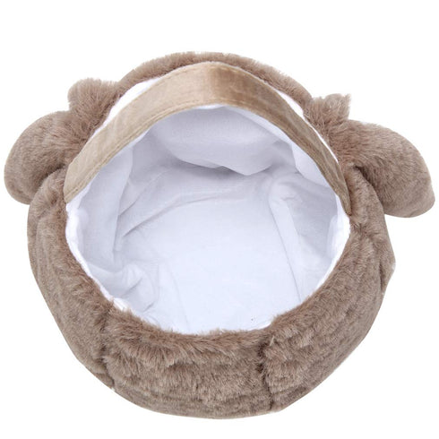 Plush Easter Bunny Basket for Kids, Personalized Egg Hunting Bags with Long Plush Ears for Easter Decorations