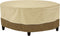 Classic Accessories Veranda Water-Resistant 24 Inch Round Patio Ottoman/Coffee Table Cover, Outdoor